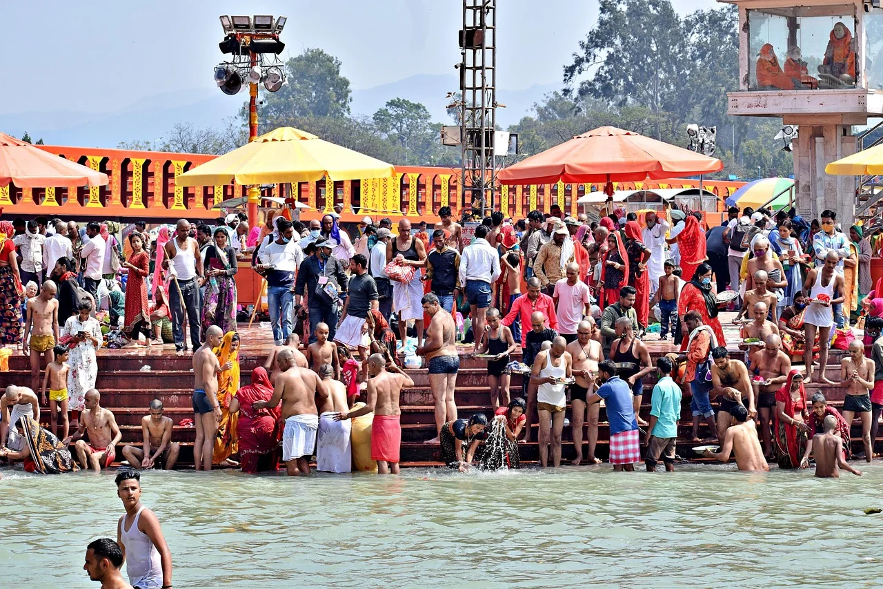 Haridwar Ganga Aarti ceremony at Har Ki Pauri ghat